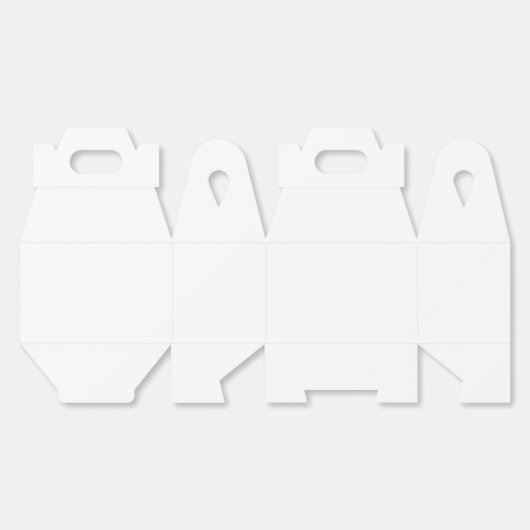 Create Your Own 4.5" x2.75" x5.5" Gable Paper Bedankdoosjes (Ongevouwen)