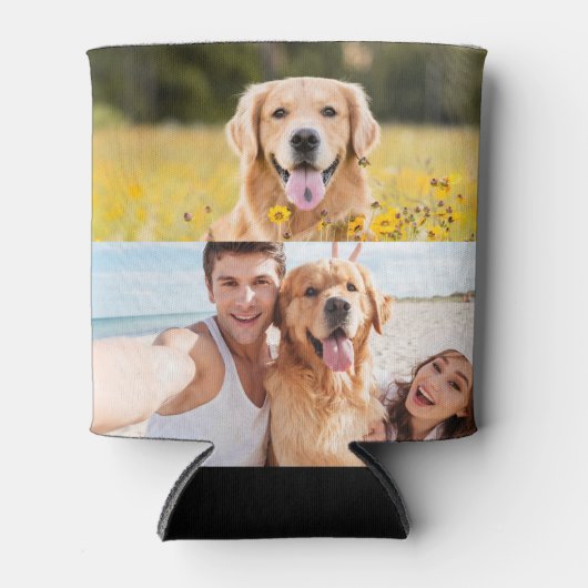 Create Your Own 4 Photo Collage Blikjeskoeler (Voorkant)