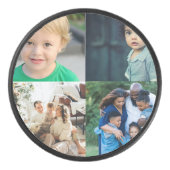 Create Your Own 4 Photo Collage Hockey Puck (Voorkant)
