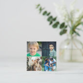 Create Your Own 4 Photo Collage Informatiekaartje (Staand voorkant)