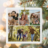 Create Your Own 4 Photo Collage Keramisch Ornament