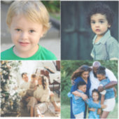 Create Your Own 4 Photo Collage Sticker (Voorkant)