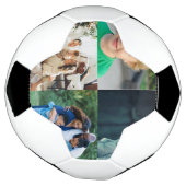 Create Your Own 4 Photo Collage Voetbal (Gedraaid)