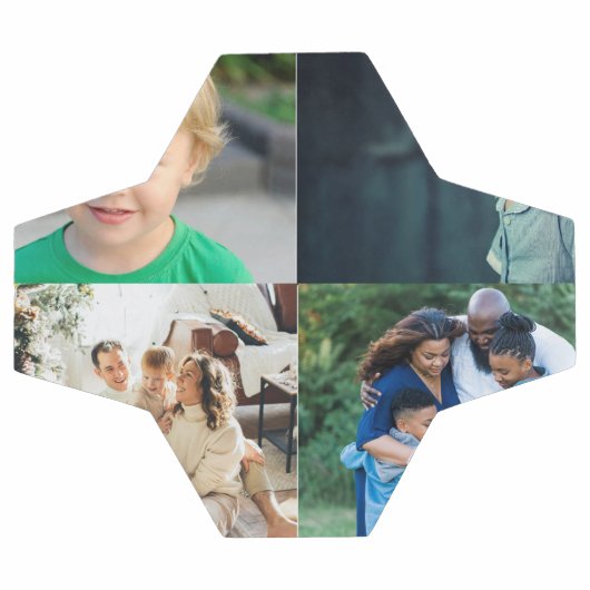 Create Your Own 4 Photo Collage Voetbal (Enkel)