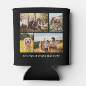 Create Your Own 4 Photo Collage With Text Blikjeskoeler (Achterkant)