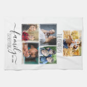 Create Your Own 5 Photo Collage Family Quote Name Theedoek (Horizontaal)