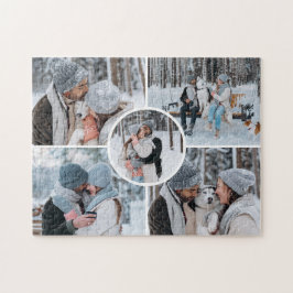 Create Your Own 5 Photo Collage Jiogsaw Puzzle Legpuzzel