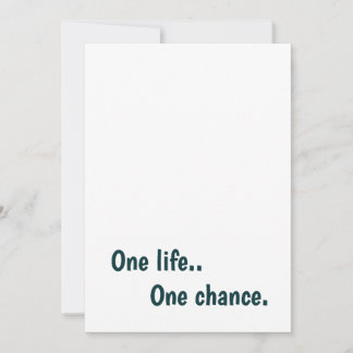 Create Your Own 5" x 7" Invitation Kaart
