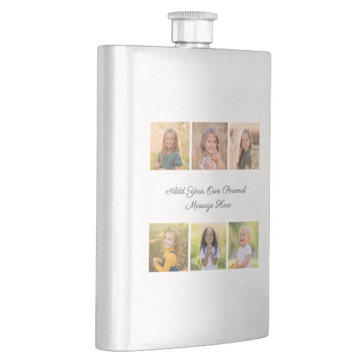 Create Your Own 6 Photo Collage Add Your Greeting Flacon (Rechts)