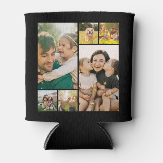 Create Your Own 6 Photo Collage Blikjeskoeler (Voorkant)