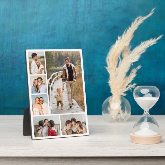 Create Your Own 6 Photo Collage Fotoplaat (Zijkant)