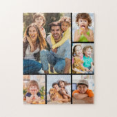 Create Your own 6 Photo Collage Gift Simple Easy Legpuzzel (Verticaal)