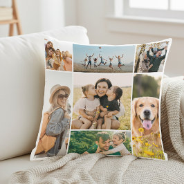 Create Your Own 7 Photo Collage Kussen