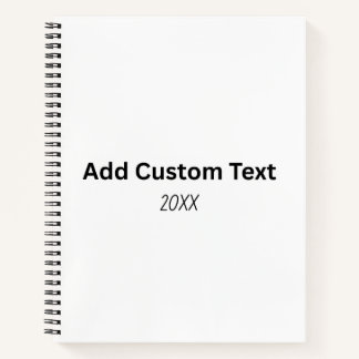 Create Your Own 8.5" x 11" Softcover Notebook Notitieboek