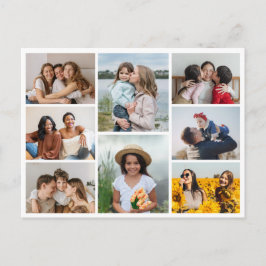 Create Your Own 8 Photo Collage Briefkaart
