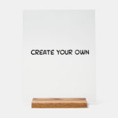Create your own acryl bord (Voorkant)