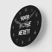 Create Your Own Acrylic Round (Medium) Wall Clock Ronde Klok (Hoek)