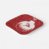 Create Your Own/Add Image Christmas Papieren Bordje (Gebogen)