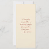 Create Your Own African Animals Bookmark Card (Achterkant)