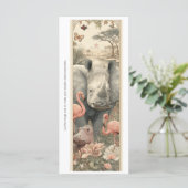 Create Your Own African Animals Bookmark Card (Staand voorkant)