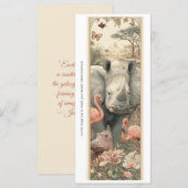 Create Your Own African Animals Bookmark Card (Voorkant / Achterkant)