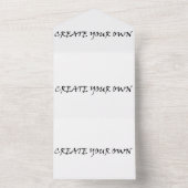 Create your own all in one uitnodiging (Binnen)