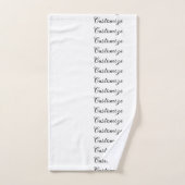 Create your own bad handdoek (Handdoek)