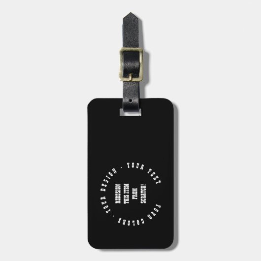 Create Your Own Bagagelabel (Voorkant verticaal)