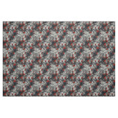 Create Your Own Bats Red Rose Gothic Grey Stof (Fat Quarter)