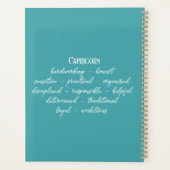 Create Your Own Beautiful Capricorn Zodiac Planner (Achterkant)