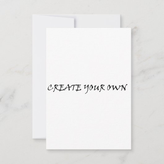 Create your own bedankkaart (Voorkant)