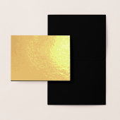 Create Your Own Black Custom Design Holiday Card Folie Kaarten (Display)