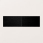 Create Your Own Black Custom Design Holiday Card Kaart (Binnenkant ongevouwen)