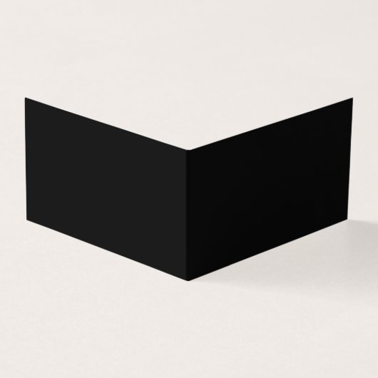 Create Your Own Black Custom Design Holiday Card Kaart (Buitenkant)