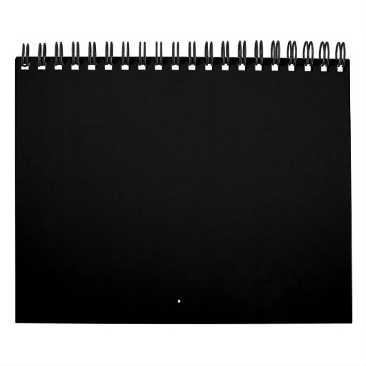 Create Your Own Black Custom Design Holiday Card Kalender (Hoes)