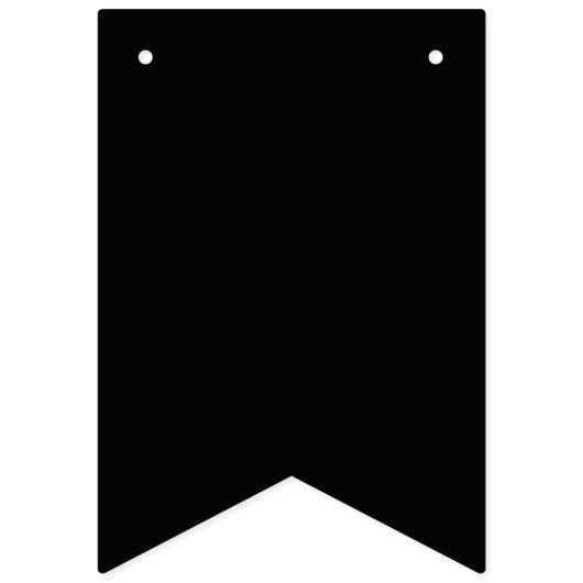 Create Your Own Black Custom Design Holiday Card Vlaggetjes (Tweede vlag)