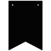 Create Your Own Black Custom Design Holiday Card Vlaggetjes (Eerste vlag)