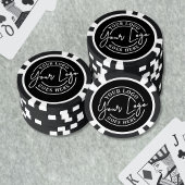 Create Your Own Black Logo Poker Chips