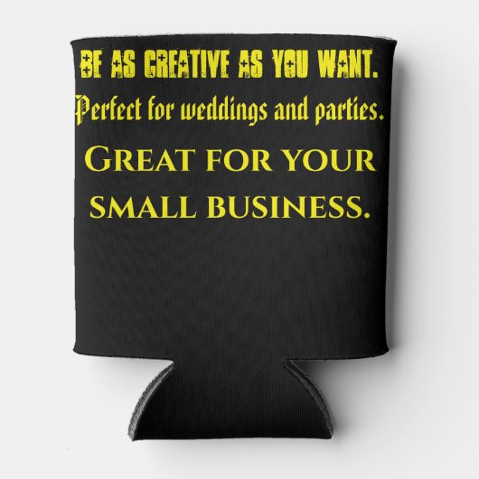 Create your own blikjeskoeler (Voorkant)