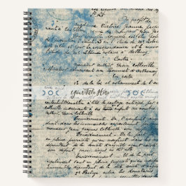 Create Your Own Blue Love Letter Notitieboek