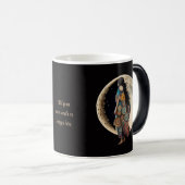 Create Your Own Boho Floral Moon Walk Magische Mok (Voorkant rechts)