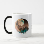 Create Your Own Boho Full Moon Sky Scape Magische Mok (Links)