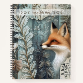 Create Your Own Botanical Red Fox Notitieboek