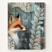 Create Your Own Botanical Red Fox Notitieboek (Achterkant)
