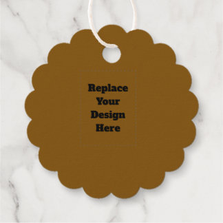 Create Your Own Brown Bedankjes Labels
