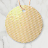 Create Your Own Brown Bedankjes Labels (Voorkant)