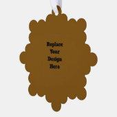 Create Your Own Brown Ornament Kaart (Links)