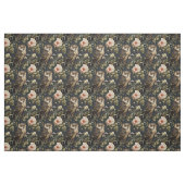 Create Your Own Brown Owl Pink Roses Stof (Fat Quarter)