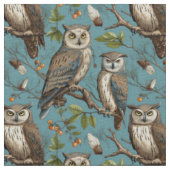 Create Your Own Brown Owls Blue Stof (Close Up)
