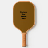 Create Your Own Brown Pickleball Paddle (Voorkant)